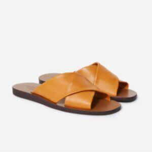 Everlane The Day Crossover Sandal - Golden Brown
